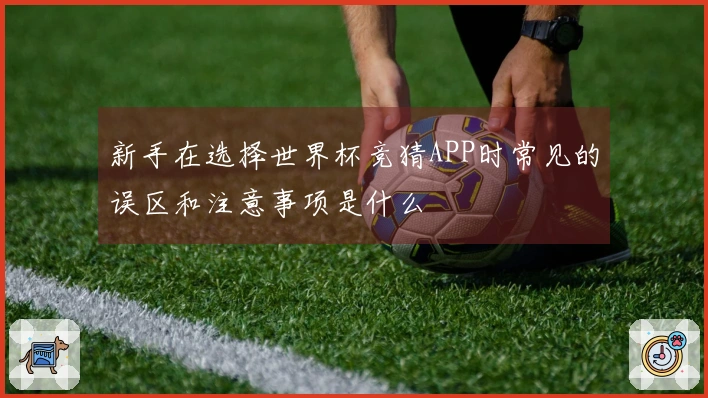 新手在选择世界杯竞猜APP时常见的误区和注意事项是什么